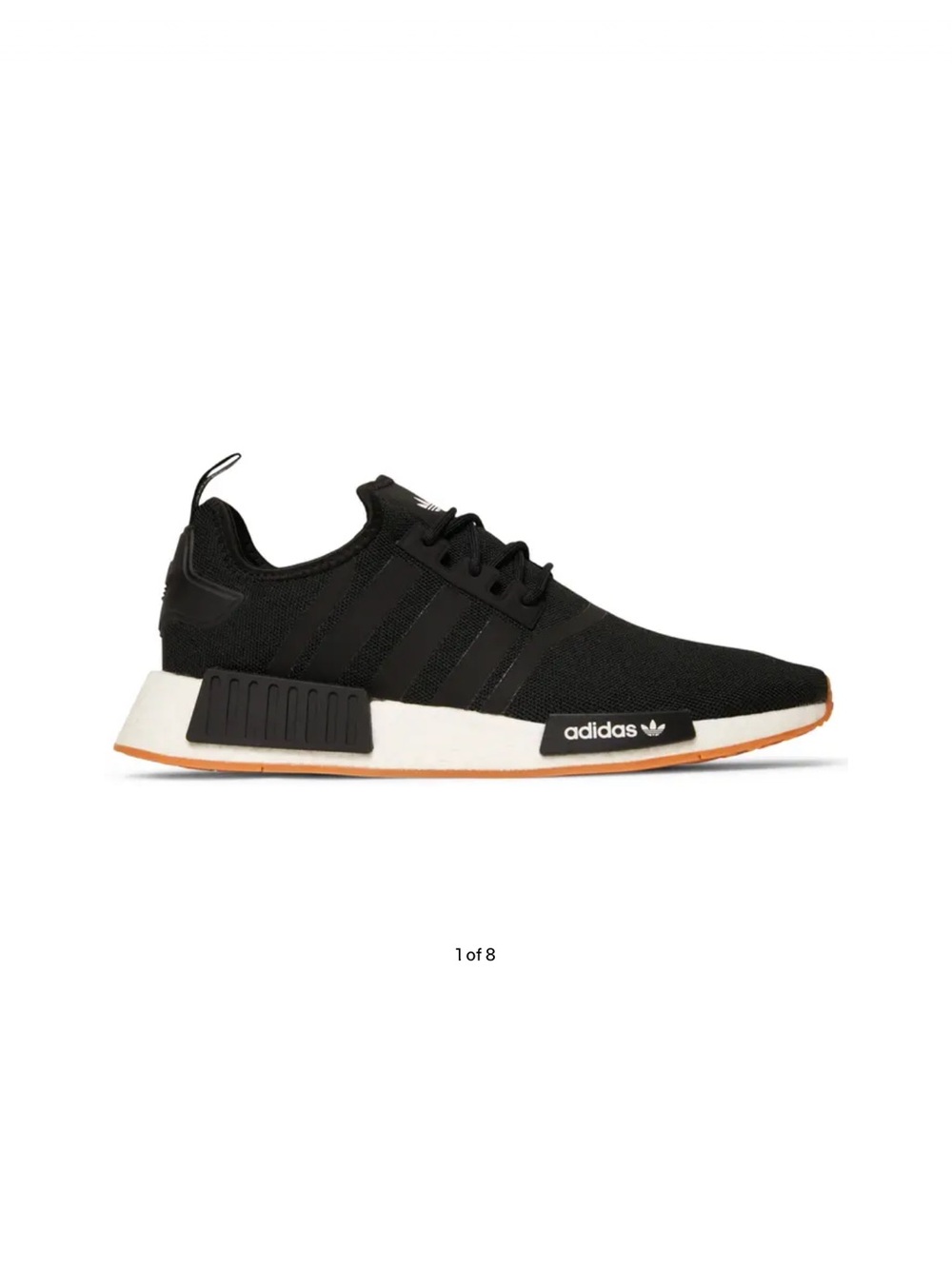 adidas Black and Gum NMD_R1 Casual Sneaker
